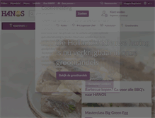 Tablet Screenshot of hanos.nl
